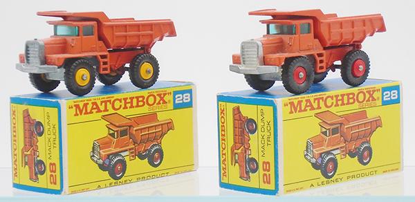 MATCHBOX 28D MACK DUMP TRUCK (1 of 2)