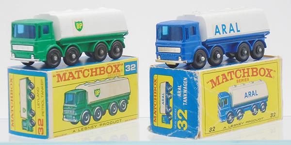 2 MATCHBOX LEYLAND PETROL TANKERS (1 of 2)