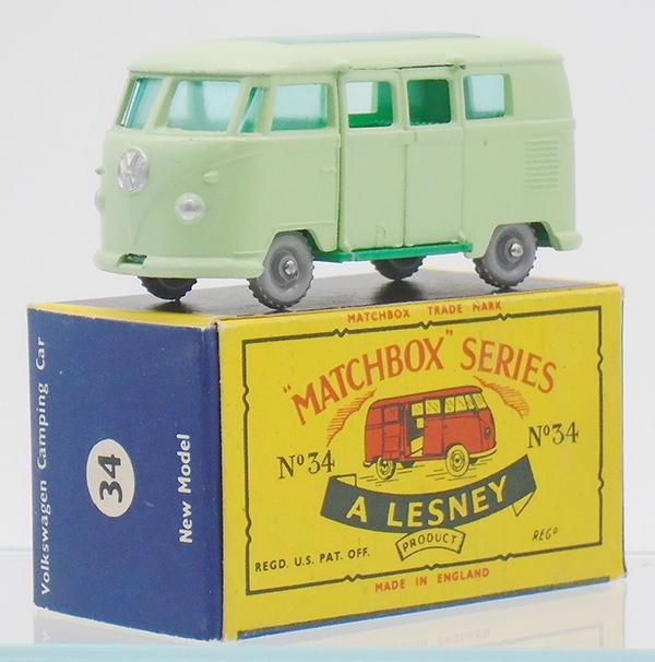 Vintage 1960's Matchbox Lesney No.34 Diecast Green