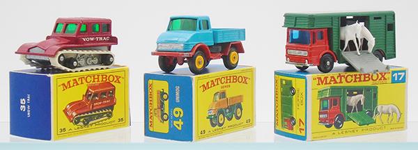 3 MATCHBOX VEHICLES (1 of 2)
