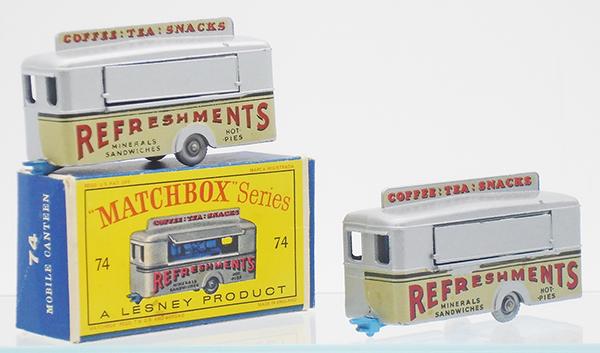 2 MATCHBOX 74A MOBILE CANTEENS (1 of 2)