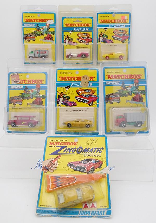 7 MATCHBOX SUPERFAST BLISTER PACKS (1 of 1)