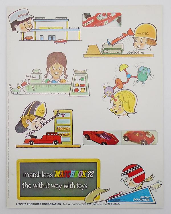 MATCHBOX 1972 DEALER CATALOG (1 of 2)