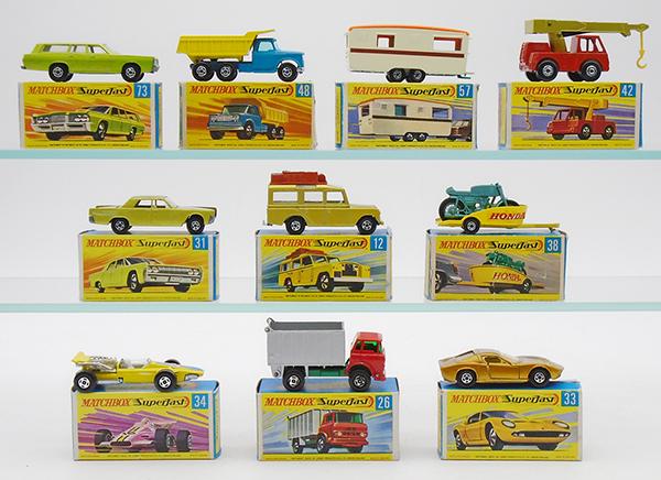 10 MATCHBOX SUPERFAST VEHICLES (1 of 2)