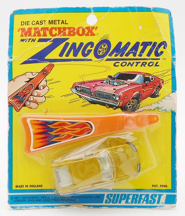 MATCHBOX SUPERFAST ZINGOMATIC: 56A1 BMC Pinin Farina, factory sealed on orig card, card has minor wear, C10.