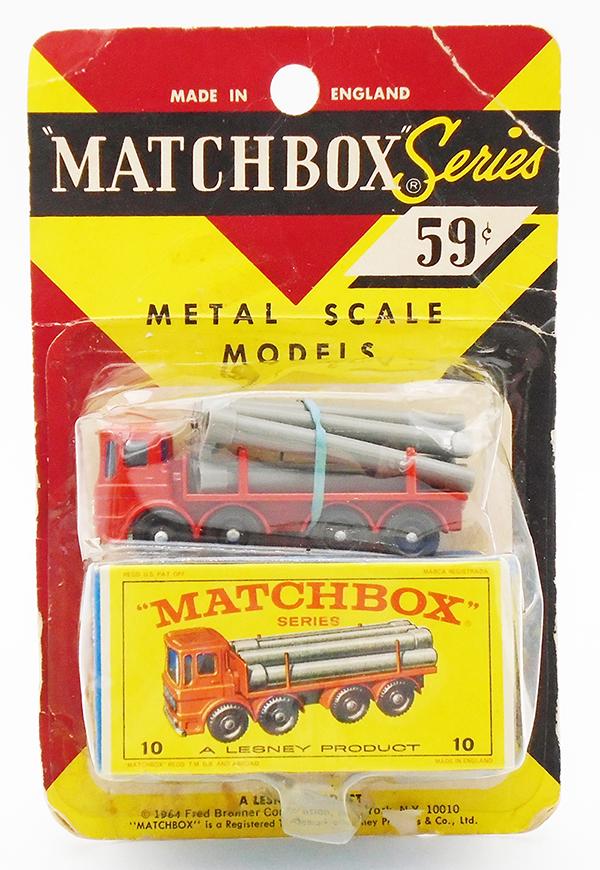 MATCHBOX 10D1 PIPE TRUCK BLISTER PACK (1 of 1)