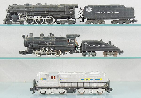 3 AMERICAN FLYER LOCOS (1 of 2)