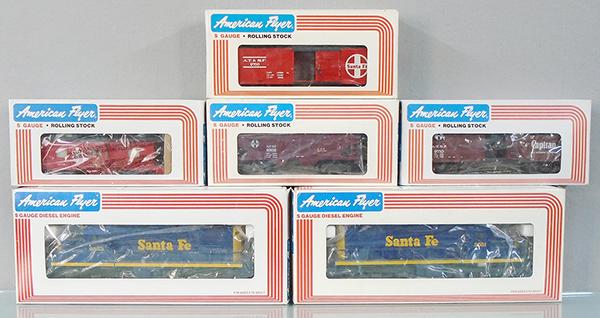 AMERICAN FLYER SANTA FE TRAIN SET (1 of 1)