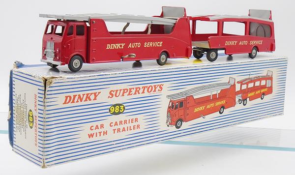 DINKY 983 CAR CARRIER W/TRAILER (1 of 2)