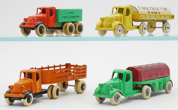 4 TOOTSIETOY MACK TRUCKS (1 of 2)