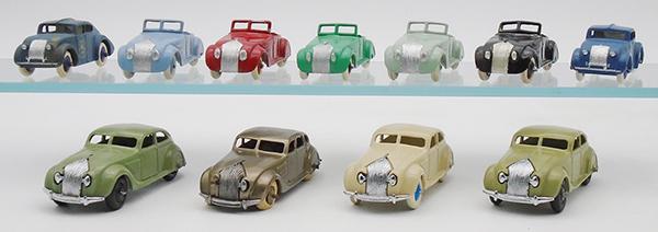 11 DINKY CHRYSLER AIRFLOW VEHICLES (1 of 2)