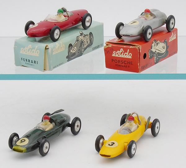 4 SOLIDO RACE CARS (1 of 2)