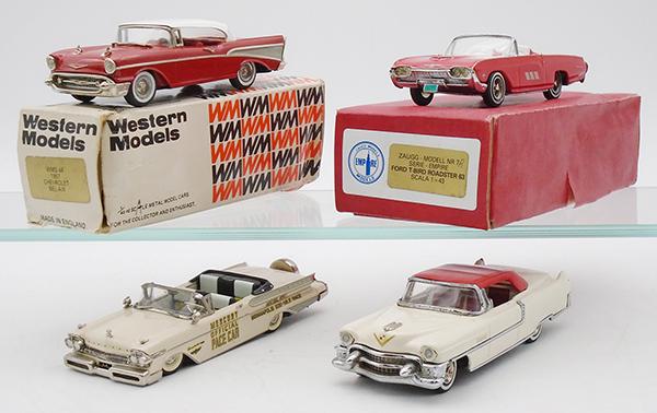 4 WHITE METAL DIE CAST MODELS (1 of 2)