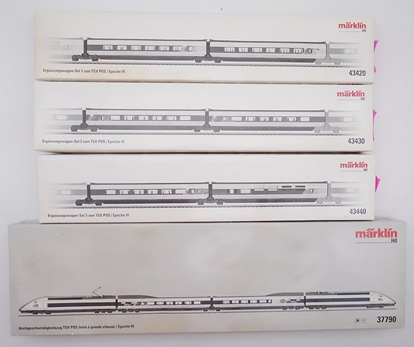 MARKLIN 37790 TGV HIGH SPEED TRAIN SET (1 of 2)