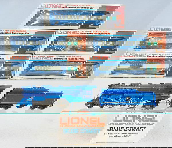 LIONEL BLUE COMET TRAIN SET (1 of 1)