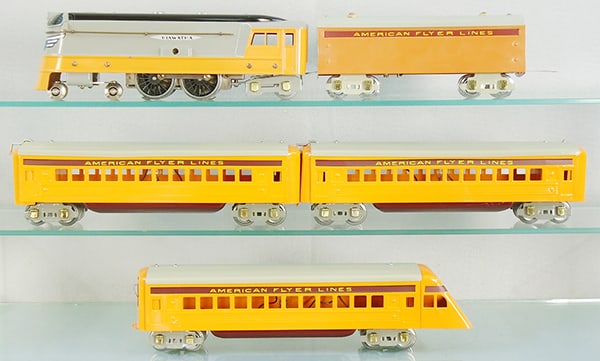 AMERICAN FLYER HIAWATHA TRAIN SET (1 of 2)