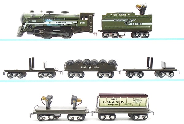 NEW MARX 10701 MARLINES TRAIN SET (1 of 3)