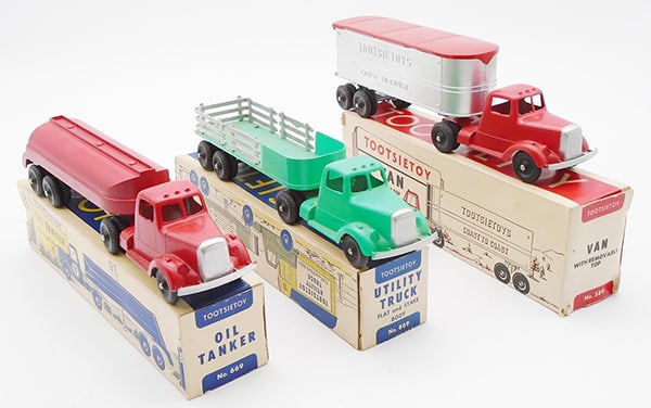 3 TOOTSIETOY MACK TRUCKS (1 of 2)