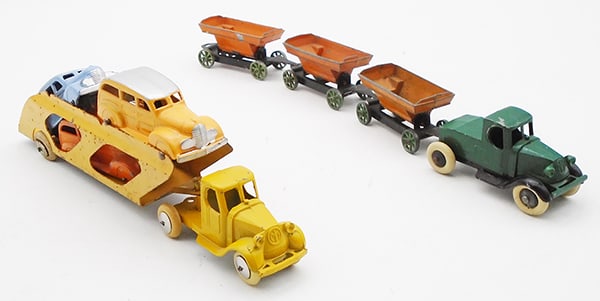 2 TOOTSIETOY MACK TRUCK SETS (1 of 2)