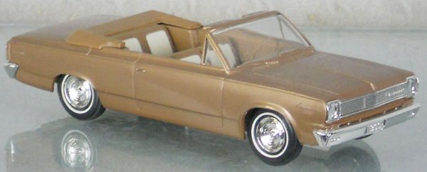 JOHAN 1966 AMC RAMBLER PROMO: plastic, tan, friction working, C9.
