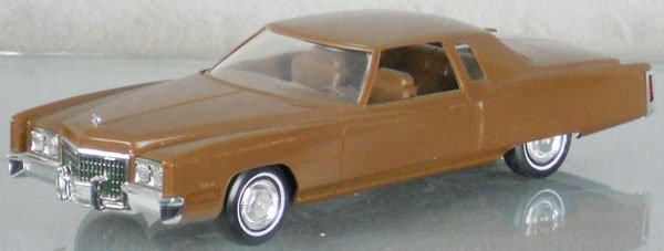 JOHAN 1972 CADILLAC ELDORADO PROMO: plastic, brown, C9.