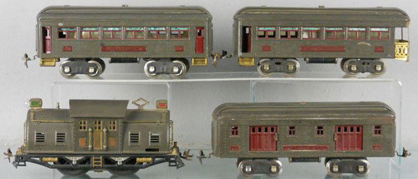 LIONEL TRAIN SET: std ga, 10E loco, 332 baggage, 339 Pullman, 341 obsv, C5-6.