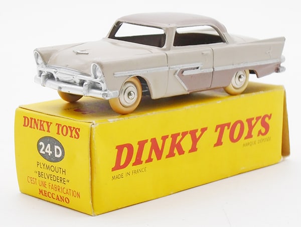 Dinky Toys 24 D Plymouth Belvedere - Meccano - Made In France - Échelle 1:43