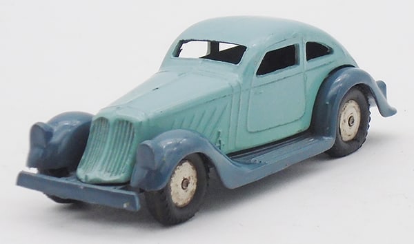 MARKLIN 5521/4 CABRIOLET: Gray & green over gray blue, all tires have flat spots, C7.