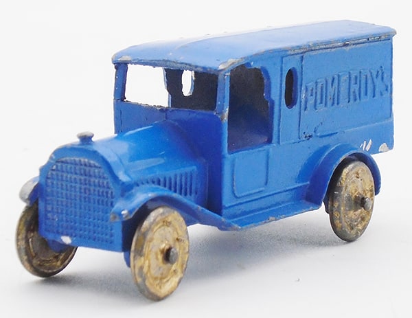 TOOTSIETOY 4630 POMEROYS STORE VAN: Blue, C7.