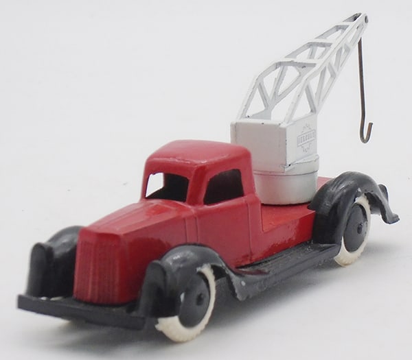MERCURY #23 CRANE TRUCK: Red & black, white boom, C8.