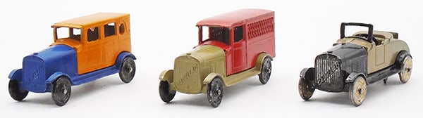 3 TOOTSIETOY CADILLACS (1 of 2)