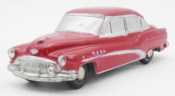 BANTHRICO 1952 BUICK AUTOBANK PROMO: Buick Roadmaster, red, paint chip on roof, C7.