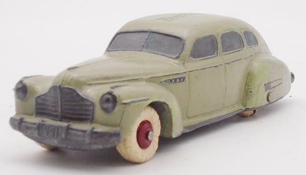 NATIONAL PRODUCTS 1941 BUICK PROMO: Buick Century, olive, old touch up, heavy casting, Best Buick Yet cast in roof, C6-7.