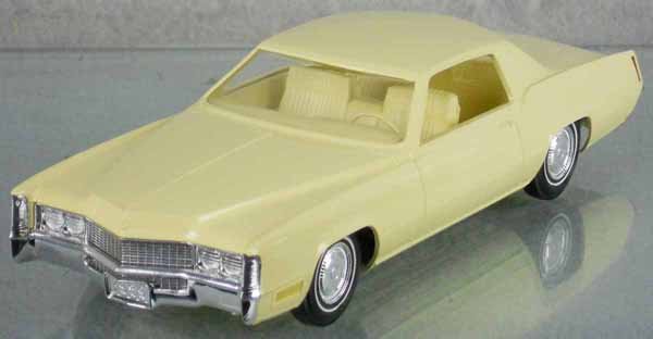 JOHAN 1969 CADILLAC PROMO: plastic, yellow, C9.