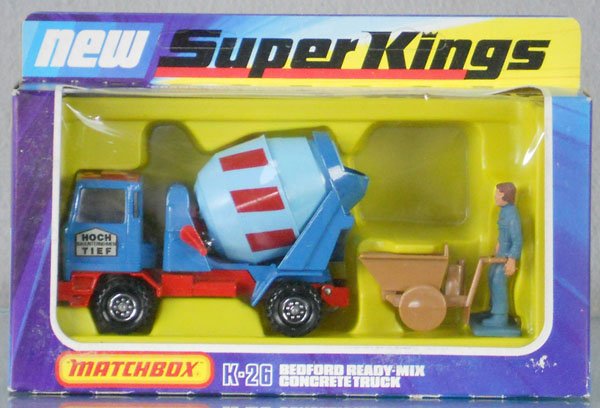 MATCHBOX K26B3 BEDFORD CONCRETE TRUCK: German issue, orig box minor wear, C9.