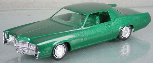 JOHAN 1970 CADILLAC PROMO: plastic, green, C9.