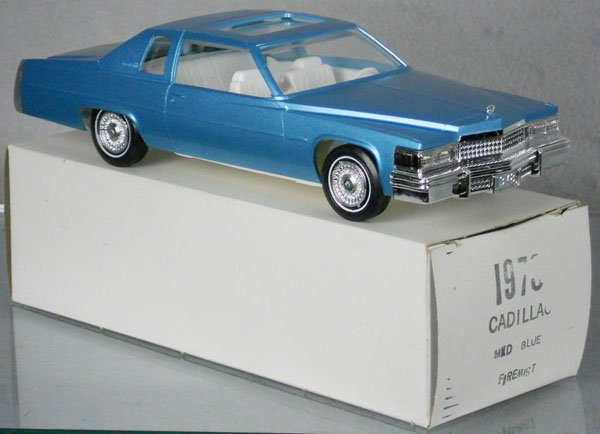 JOHAN 1978 CADILLAC PROMO: plastic, blue, orig box, C9.