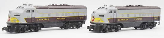 LIONEL 2373 CANADIAN PACIFIC F3 AA DIESELS