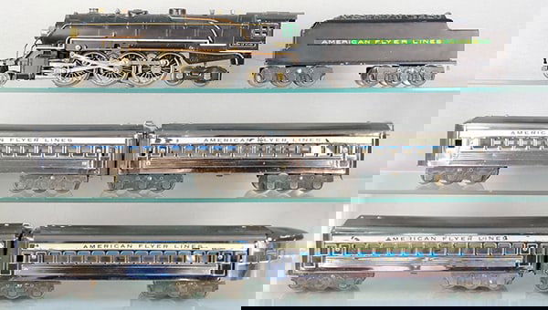 AMERICAN FLYER HUDSON STREAMLINER SET (1 of 2)