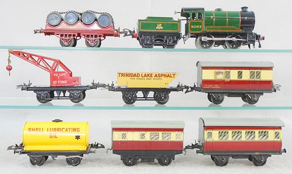 【ヴィンテージ】HORNBY TRAIN M1 GOODS SET 1950年 Hornby '0' gauge - 1950s M1 Goods Set box containing