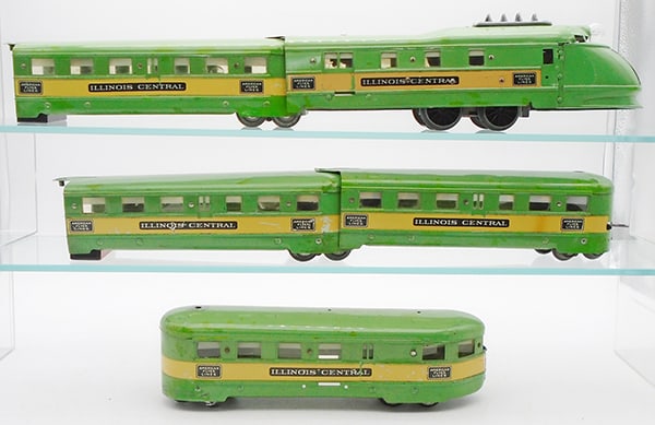 AMERICAN IC GREEN DIAMOND TRAIN SET (1 of 2)