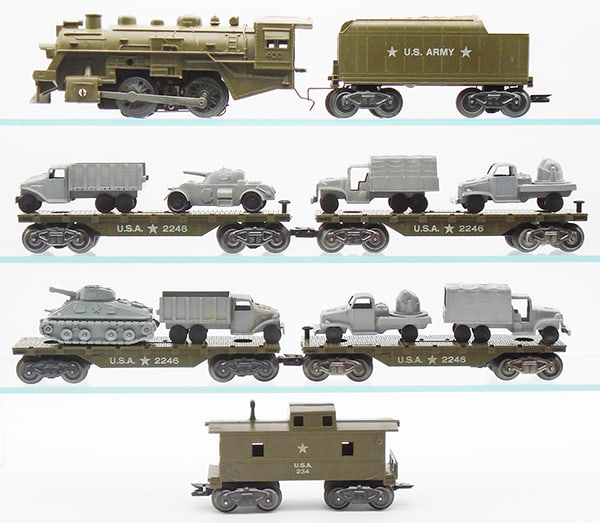 MARX ARMY TRAIN SET (1 of 2)