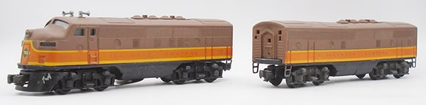 LIONEL 2363 ILLINOIS CENTRAL F3 AB DIESELS (1 of 3)