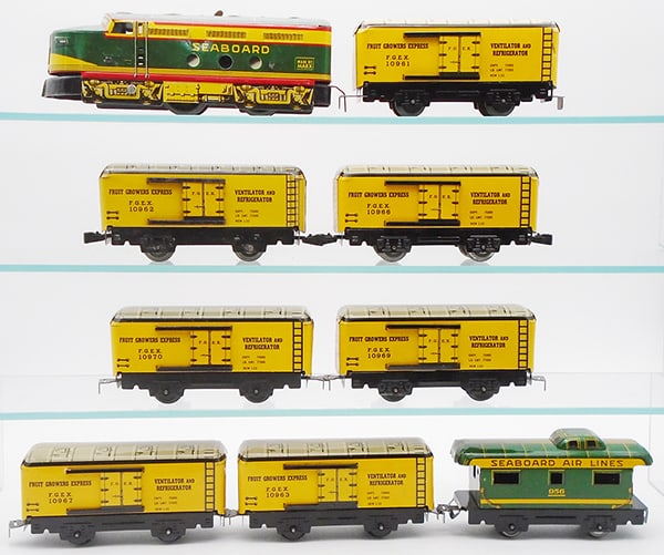 MARX SEABOARD TRAIN SET (1 of 2)