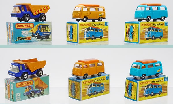 6 MATCHBOX SF #23 VEHICLES (1 of 2)