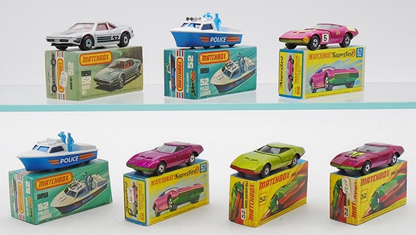 7 MATCHBOX SF #52 VEHICLES (1 of 2)