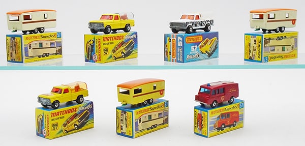 7 MATCHBOX SF #57 VEHICLES (1 of 2)