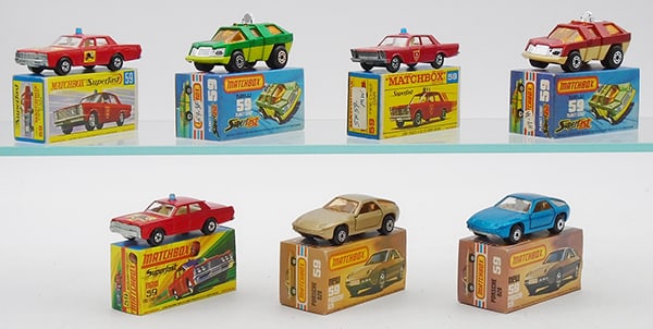 7 MATCHBOX SF #59 VEHICLES (1 of 2)
