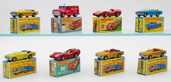 8 MATCHBOX SF #69 VEHICLES (1 of 2)