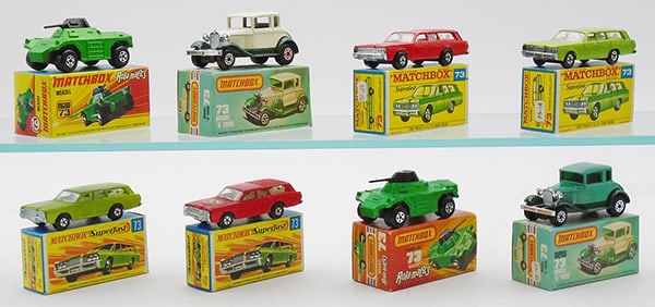 8 MATCHBOX SF #73 VEHICLES (1 of 2)